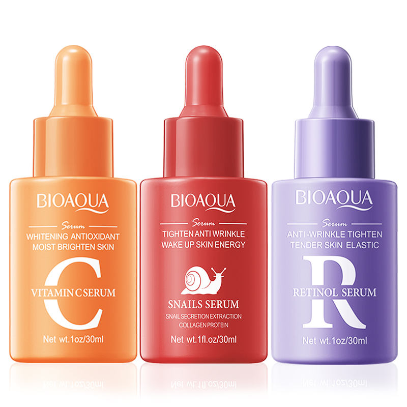 Snail Mucin Essence - BIOAQUA vitamina C Retinol suero de