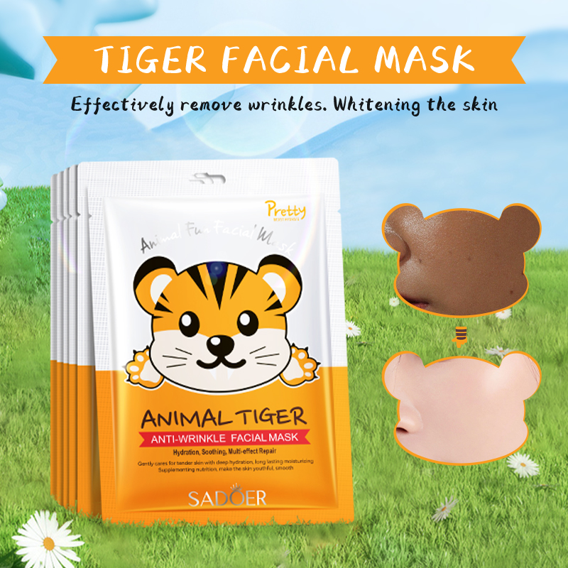 5 uds SADOER máscaras con patr - Skincare Animate reseña y precio