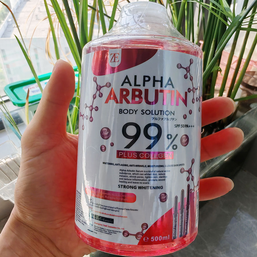 Suero de alfa arbutina AHA man - Alpha Arbutin Serum reseña y precio