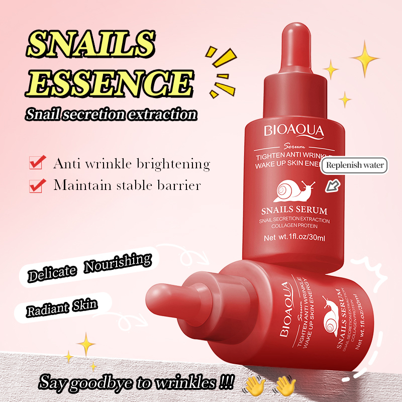 BIOAQUA vitamina C Retinol sue - Snail Mucin Essence reseña y precio